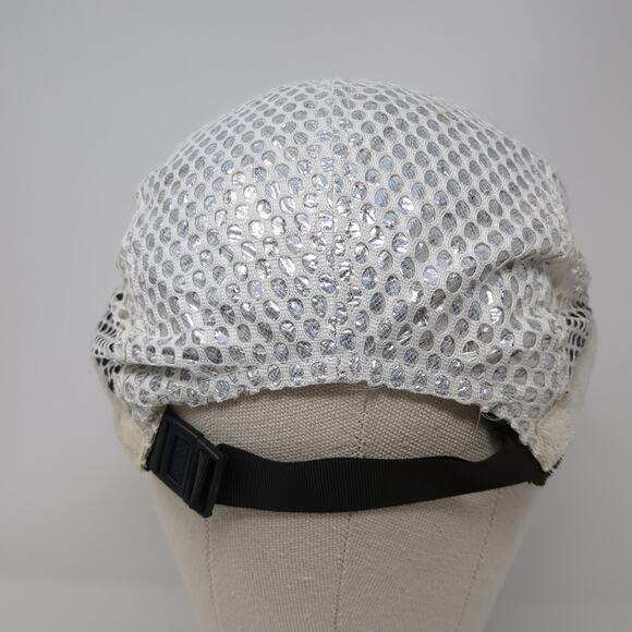 Sequel Slideback Baseball Cap White One Size Adjustable Drawstring Embroidered - Picture 6 of 8